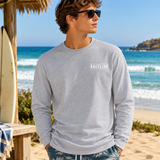 T-shirt de Manga Comprida Cinzenta Surf Riders