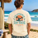 T-shirt de Manga Comprida Amarela Surf Riders