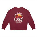 Sweatshirt Vermelho Tinto California Paradise