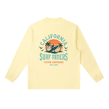 T-shirt de manga comprida amarela Surf Riders