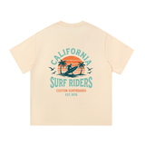T-shirt de Manga Comprida Amarela Surf Riders