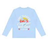 T-shirt de Manga Comprida Azul California Paradise