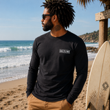 T-shirt de Manga Comprida Preta Surf Paradise