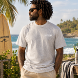 T-shirt de Manga Curta Cinzenta Surf Riders
