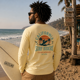 T-shirt de manga comprida amarela Surf Riders