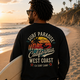 Sweatshirt Preta California Paradise