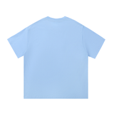 T-shirt de Manga Curta Azul