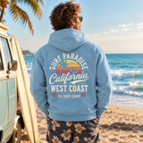Hoodie Azul California Paradise
