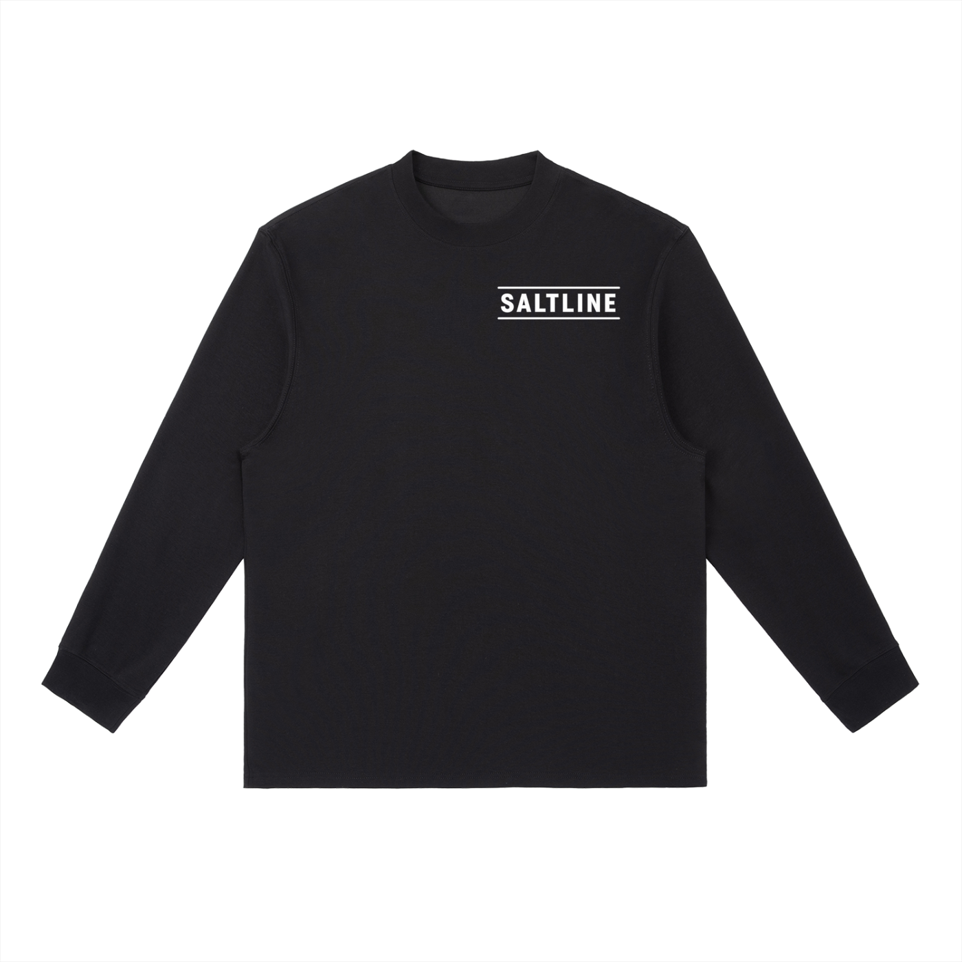 T-shirt de Manga Comprida Preta
