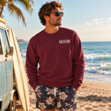 Sweatshirt Vermelho Tinto California Paradise