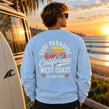 Sweatshirt Azul California Paradise