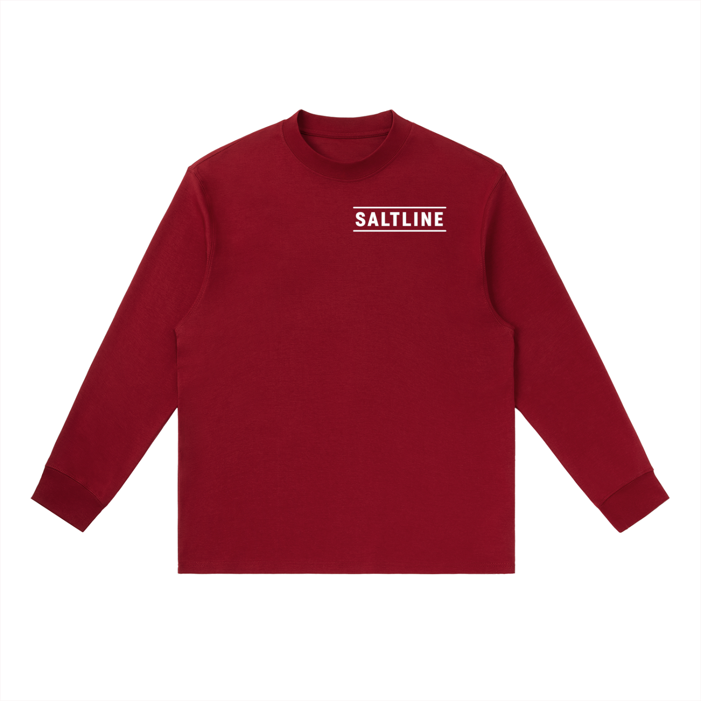 T-shirt de Manga Comprida Vermelho Tinto California Paradise